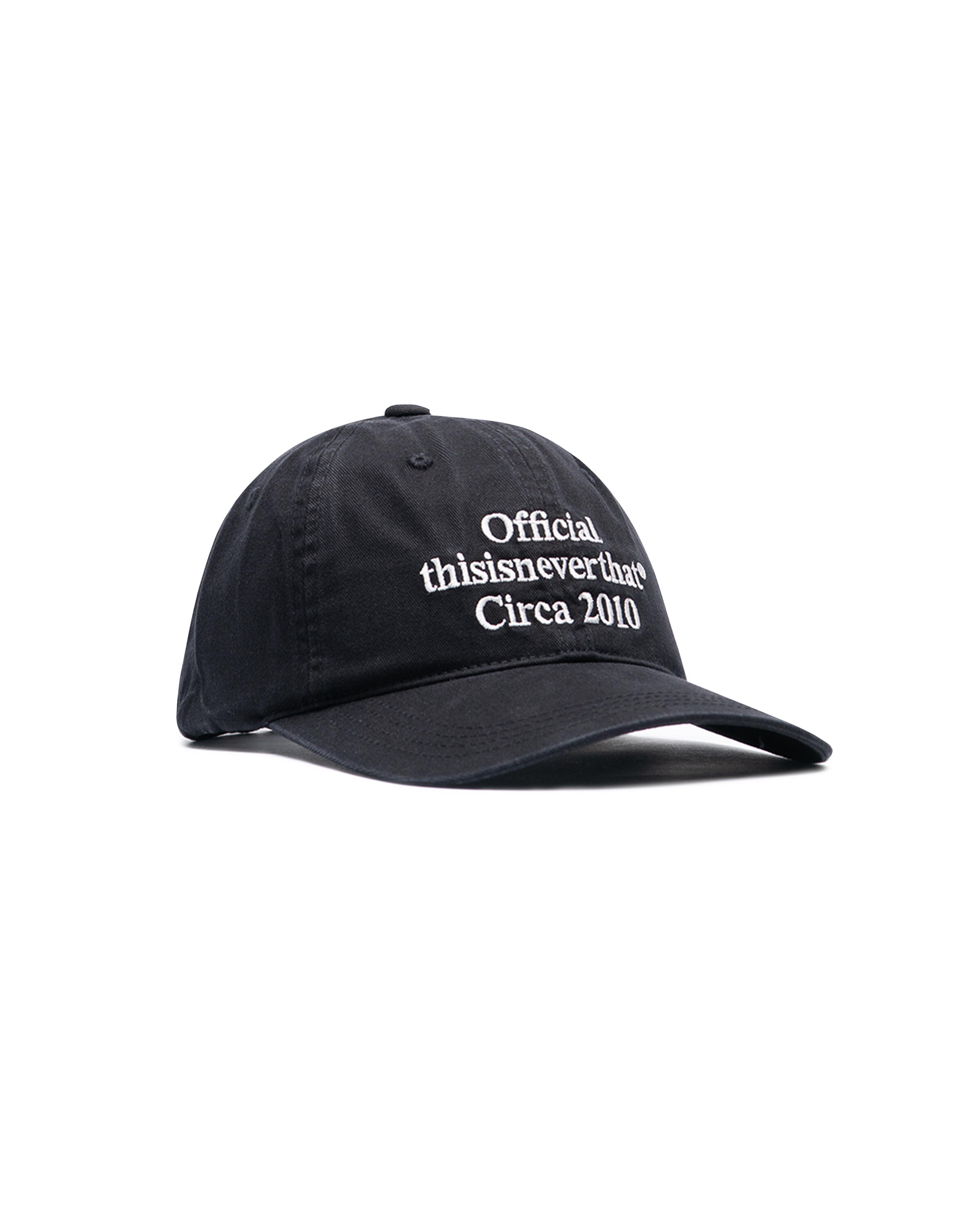 thisisneverthat Times Cap | TN243WHWBC04-BLK | AFEW STORE